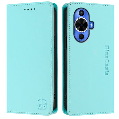 RC01 Dual-Folded Magnetic Suction RFID Leather Phone Case, For Huawei nova 12s Global, For Huawei Pura 70, For Huawei Mate 60 Pro / Mate 60 Pro+, For Huawei Mate 60, For Huawei P60 Art, For Huawei P60 / P60 Pro, For Huawei Enjoy 50 Pro / nova Y90      ...
