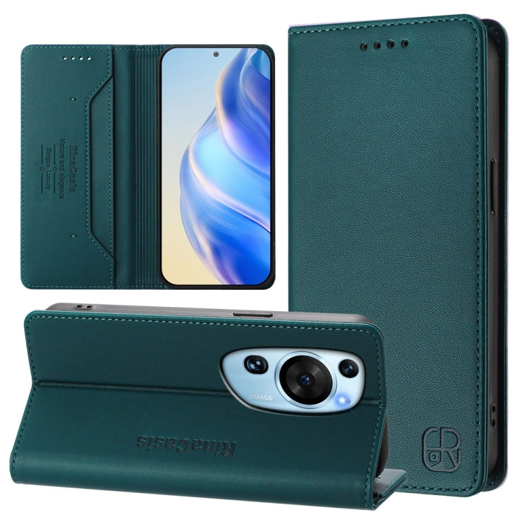 RC01 Dual-Folded Magnetic Suction RFID Leather Phone Case, For Huawei nova 12s Global, For Huawei Pura 70, For Huawei Mate 60 Pro / Mate 60 Pro+, For Huawei Mate 60, For Huawei P60 Art, For Huawei P60 / P60 Pro, For Huawei Enjoy 50 Pro / nova Y90      ...