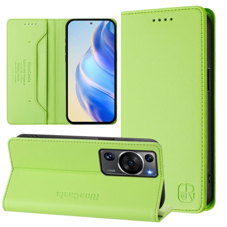 RC01 Dual-Folded Magnetic Suction RFID Leather Phone Case, For Huawei nova 12s Global, For Huawei Pura 70, For Huawei Mate 60 Pro / Mate 60 Pro+, For Huawei Mate 60, For Huawei P60 Art, For Huawei P60 / P60 Pro, For Huawei Enjoy 50 Pro / nova Y90      ...
