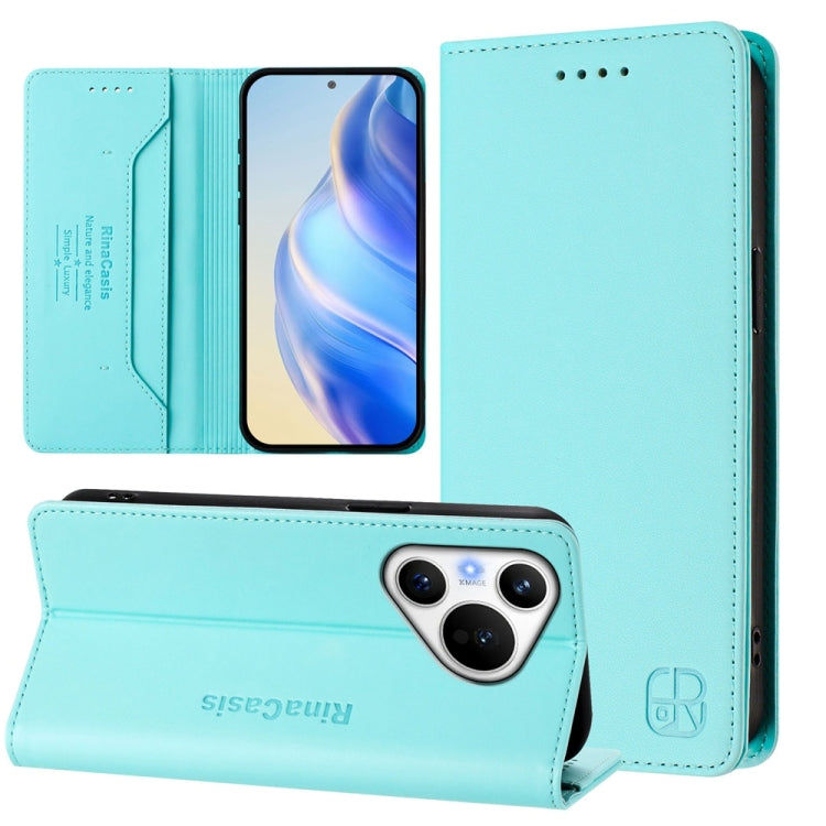 RC01 Dual-Folded Magnetic Suction RFID Leather Phone Case, For Huawei nova 12s Global, For Huawei Pura 70, For Huawei Mate 60 Pro / Mate 60 Pro+, For Huawei Mate 60, For Huawei P60 Art, For Huawei P60 / P60 Pro, For Huawei Enjoy 50 Pro / nova Y90      ...