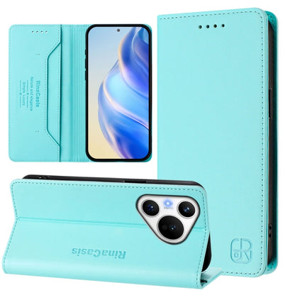 RC01 Dual-Folded Magnetic Suction RFID Leather Phone Case, For Huawei nova 12s Global, For Huawei Pura 70, For Huawei Mate 60 Pro / Mate 60 Pro+, For Huawei Mate 60, For Huawei P60 Art, For Huawei P60 / P60 Pro, For Huawei Enjoy 50 Pro / nova Y90      ...