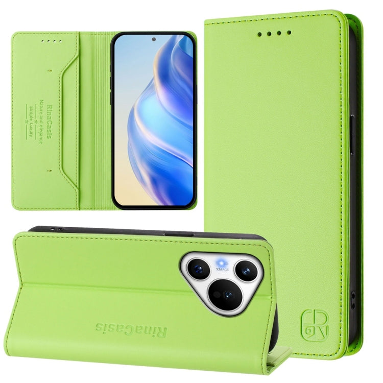 RC01 Dual-Folded Magnetic Suction RFID Leather Phone Case, For Huawei nova 12s Global, For Huawei Pura 70, For Huawei Mate 60 Pro / Mate 60 Pro+, For Huawei Mate 60, For Huawei P60 Art, For Huawei P60 / P60 Pro, For Huawei Enjoy 50 Pro / nova Y90      ...