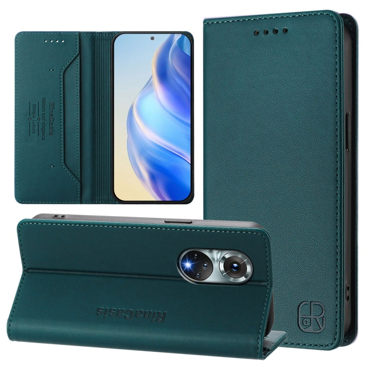 RC01 Dual-Folded Magnetic Suction RFID Leather Phone Case, For Huawei nova 12s Global, For Huawei Pura 70, For Huawei Mate 60 Pro / Mate 60 Pro+, For Huawei Mate 60, For Huawei P60 Art, For Huawei P60 / P60 Pro, For Huawei Enjoy 50 Pro / nova Y90      ...