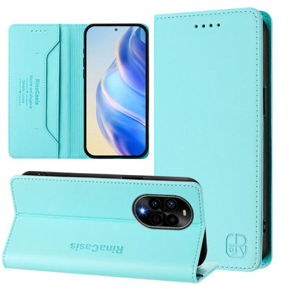 RC01 Dual-Folded Magnetic Suction RFID Leather Phone Case, For Huawei nova 16z / 15 / 14, For Huawei nova 16, For Huawei Pura 90 Pro Max 5G, For Huawei Pura 90 Pro 5G, For Huawei Mate 70 Air 5G, For Huawei Mate 70 Pro, For Huawei Mate 70               ...