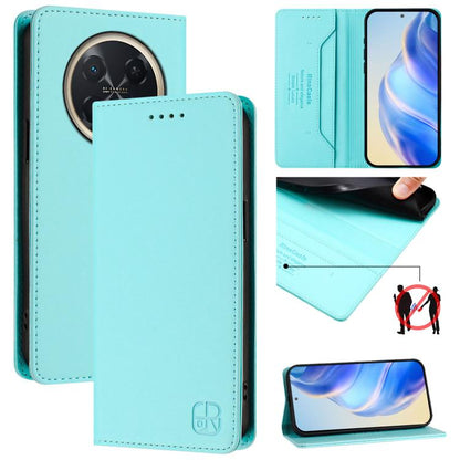 RC01 Dual-Folded Magnetic Suction RFID Leather Phone Case, For Huawei nova 16z / 15 / 14, For Huawei nova 16, For Huawei Pura 90 Pro Max 5G, For Huawei Pura 90 Pro 5G, For Huawei Mate 70 Air 5G, For Huawei Mate 70 Pro, For Huawei Mate 70               ...