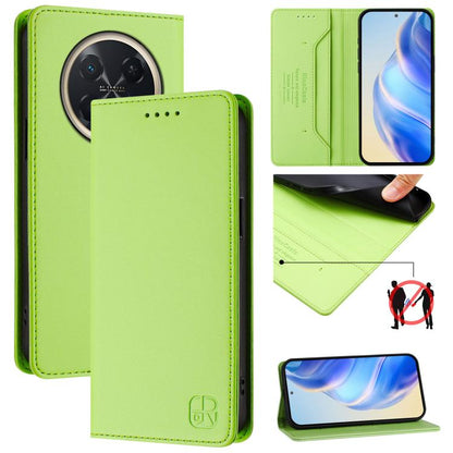 RC01 Dual-Folded Magnetic Suction RFID Leather Phone Case, For Huawei nova 16z / 15 / 14, For Huawei nova 16, For Huawei Pura 90 Pro Max 5G, For Huawei Pura 90 Pro 5G, For Huawei Mate 70 Air 5G, For Huawei Mate 70 Pro, For Huawei Mate 70               ...