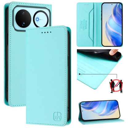 RC01 Dual-Folded Magnetic Suction RFID Leather Phone Case, For Huawei nova 16z / 15 / 14, For Huawei nova 16, For Huawei Pura 90 Pro Max 5G, For Huawei Pura 90 Pro 5G, For Huawei Mate 70 Air 5G, For Huawei Mate 70 Pro, For Huawei Mate 70               ...