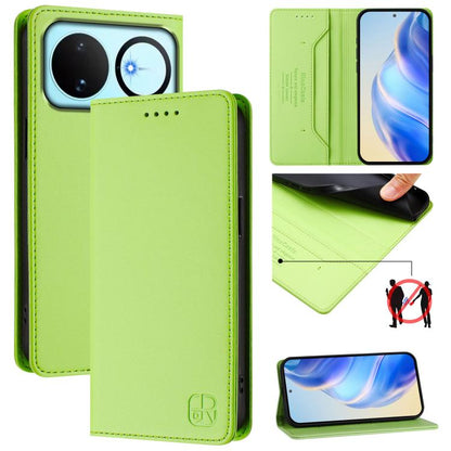 RC01 Dual-Folded Magnetic Suction RFID Leather Phone Case, For Huawei nova 16z / 15 / 14, For Huawei nova 16, For Huawei Pura 90 Pro Max 5G, For Huawei Pura 90 Pro 5G, For Huawei Mate 70 Air 5G, For Huawei Mate 70 Pro, For Huawei Mate 70               ...