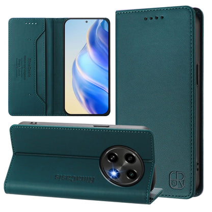 RC01 Dual-Folded Magnetic Suction RFID Leather Phone Case, For OPPO A2 Pro 5G / F27 Pro 5G, For OPPO A60 4G Global, For OPPO A3 Pro 5G Global, For OPPO Reno11 F 5G Global, For OPPO Find X7, For OPPO Reno11 5G Global, For OPPO Reno11 Pro 5G Global      ...