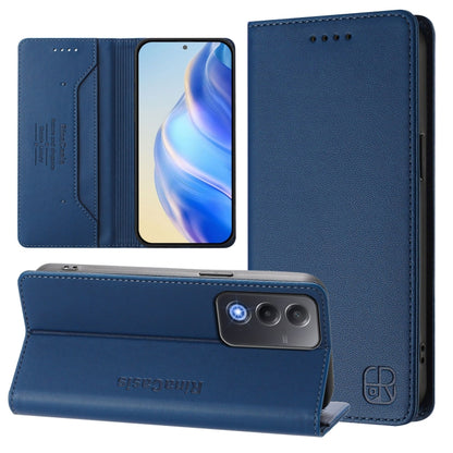RC01 Dual-Folded Magnetic Suction RFID Leather Phone Case, For OPPO A2 Pro 5G / F27 Pro 5G, For OPPO A60 4G Global, For OPPO A3 Pro 5G Global, For OPPO Reno11 F 5G Global, For OPPO Find X7, For OPPO Reno11 5G Global, For OPPO Reno11 Pro 5G Global      ...