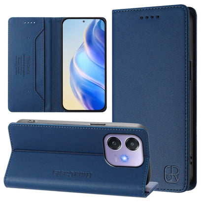 RC01 Dual-Folded Magnetic Suction RFID Leather Phone Case, For OPPO Reno14 Pro 5G Global, For OPPO Reno14 5G Global, For OPPO A5 Pro 5G Global, For OPPO A5 Pro China, For OPPO Find X8, For OPPO A3x 5G / 4G / A3 5G / 4G, For OPPO A80 5G EU / K12x 5G    ...