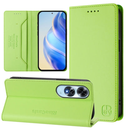 RC01 Dual-Folded Magnetic Suction RFID Leather Phone Case, For OPPO A2 Pro 5G / F27 Pro 5G, For OPPO A60 4G Global, For OPPO A3 Pro 5G Global, For OPPO Reno11 F 5G Global, For OPPO Find X7, For OPPO Reno11 5G Global, For OPPO Reno11 Pro 5G Global      ...