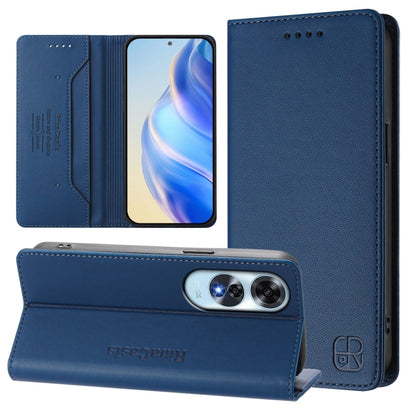 RC01 Dual-Folded Magnetic Suction RFID Leather Phone Case, For OPPO A2 Pro 5G / F27 Pro 5G, For OPPO A60 4G Global, For OPPO A3 Pro 5G Global, For OPPO Reno11 F 5G Global, For OPPO Find X7, For OPPO Reno11 5G Global, For OPPO Reno11 Pro 5G Global      ...