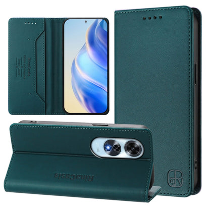 RC01 Dual-Folded Magnetic Suction RFID Leather Phone Case, For OPPO A2 Pro 5G / F27 Pro 5G, For OPPO A60 4G Global, For OPPO A3 Pro 5G Global, For OPPO Reno11 F 5G Global, For OPPO Find X7, For OPPO Reno11 5G Global, For OPPO Reno11 Pro 5G Global      ...