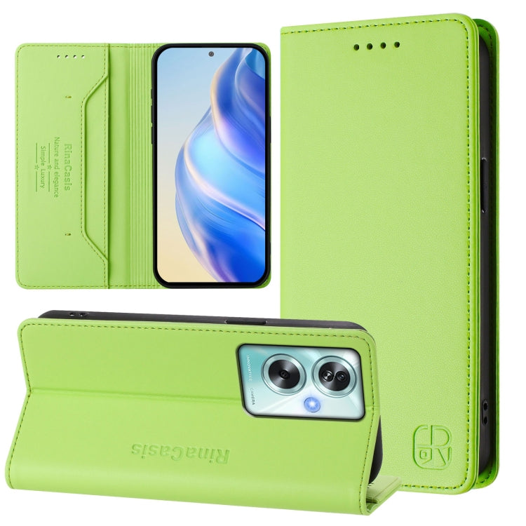 RC01 Dual-Folded Magnetic Suction RFID Leather Phone Case, For OPPO Reno5 5G / 4G / Find X3 Lite, For OPPO F19 Pro, For OPPO A72 / A52 / A92 4G, For OPPO A92s 5G, For OPPO A79 5G Global