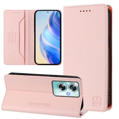 RC01 Dual-Folded Magnetic Suction RFID Leather Phone Case, For OPPO Reno5 5G / 4G / Find X3 Lite, For OPPO F19 Pro, For OPPO A72 / A52 / A92 4G, For OPPO A92s 5G, For OPPO A79 5G Global