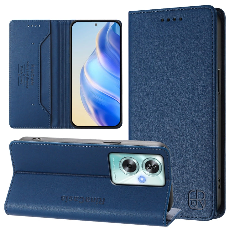 RC01 Dual-Folded Magnetic Suction RFID Leather Phone Case, For OPPO Reno5 5G / 4G / Find X3 Lite, For OPPO F19 Pro, For OPPO A72 / A52 / A92 4G, For OPPO A92s 5G, For OPPO A79 5G Global