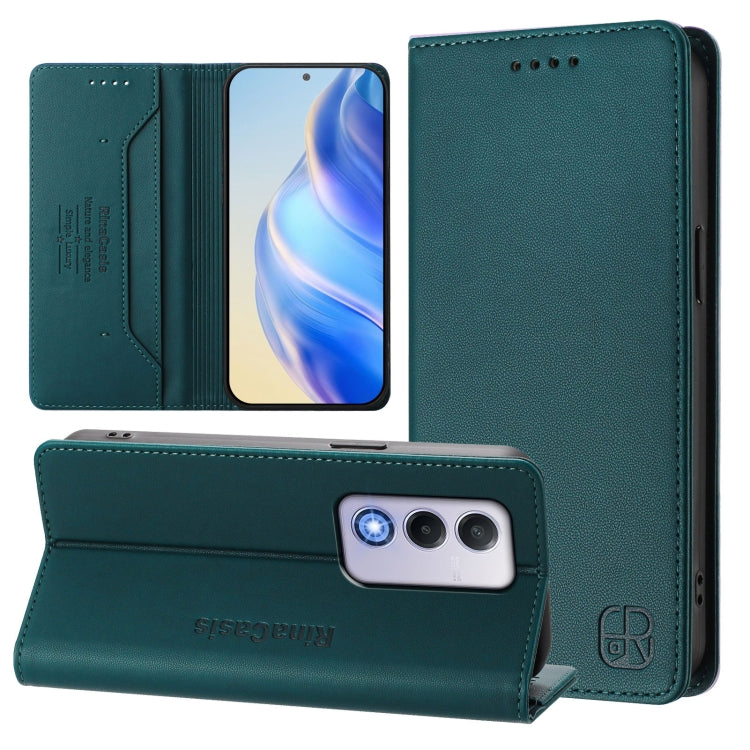 RC01 Dual-Folded Magnetic Suction RFID Leather Phone Case, For OPPO Reno14 Pro 5G Global, For OPPO Reno14 5G Global, For OPPO A5 Pro 5G Global, For OPPO A5 Pro China, For OPPO Find X8, For OPPO A3x 5G / 4G / A3 5G / 4G, For OPPO A80 5G EU / K12x 5G    ...