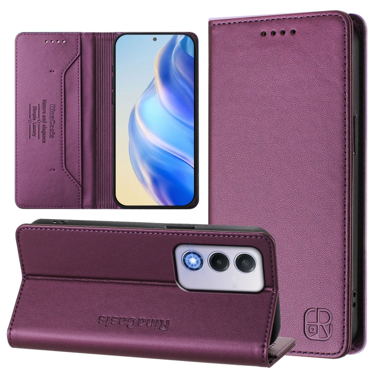 RC01 Dual-Folded Magnetic Suction RFID Leather Phone Case, For OPPO Reno14 Pro 5G Global, For OPPO Reno14 5G Global, For OPPO A5 Pro 5G Global, For OPPO A5 Pro China, For OPPO Find X8, For OPPO A3x 5G / 4G / A3 5G / 4G, For OPPO A80 5G EU / K12x 5G    ...