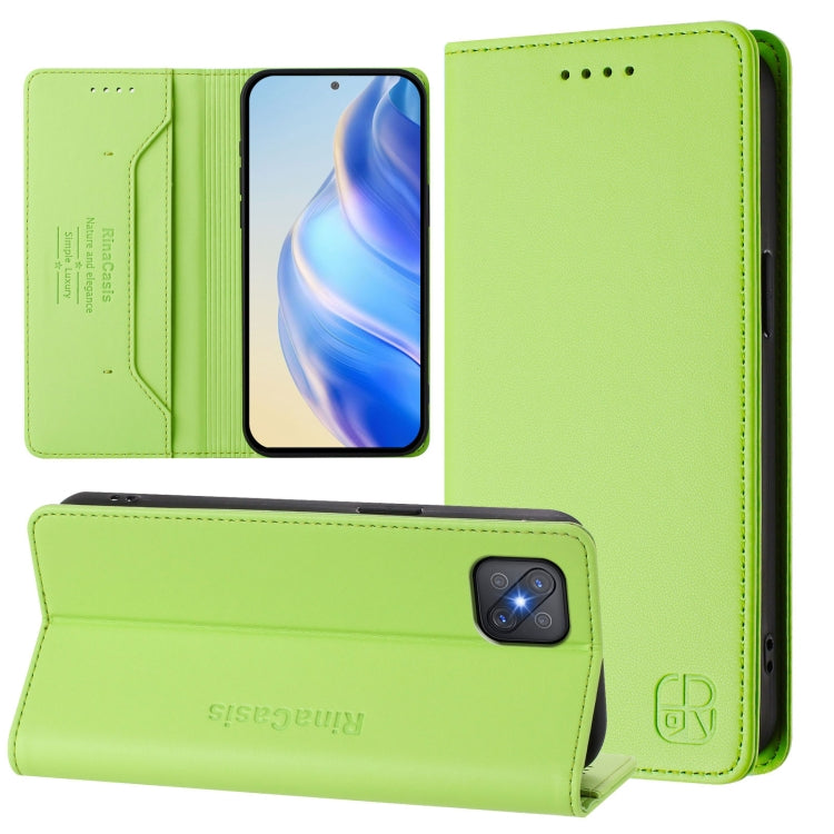RC01 Dual-Folded Magnetic Suction RFID Leather Phone Case, For OPPO Reno5 5G / 4G / Find X3 Lite, For OPPO F19 Pro, For OPPO A72 / A52 / A92 4G, For OPPO A92s 5G, For OPPO A79 5G Global
