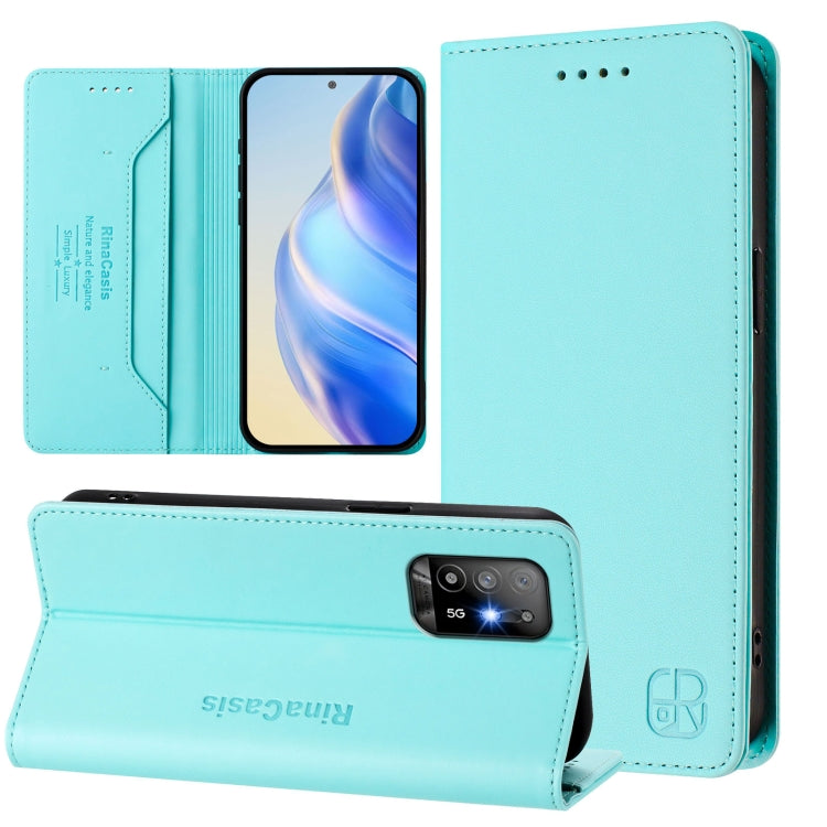 RC01 Dual-Folded Magnetic Suction RFID Leather Phone Case, For OPPO Reno8 Pro 5G Global, For OPPO Reno8 5G, For OPPO A36 4G / A76 4G / A96 4G / K10 4G, For OPPO Find X5 Pro, For OPPO Find X5, For OPPO Reno7 5G Global / Find X5 Lite                     ...