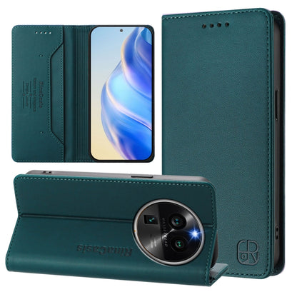 RC01 Dual-Folded Magnetic Suction RFID Leather Phone Case, For OPPO A98 5G / F23 5G India, For OPPO Find X8 Pro, For OPPO A78 5G / A1x 5G, For OPPO Reno8 T 4G, For OPPO Find X6 Pro, For OPPO Find X6, For OPPO A1 Pro 5G / Reno8 T 5G Global              ...