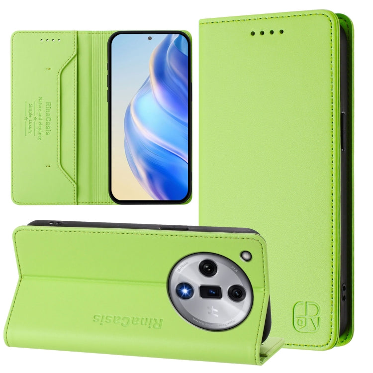 RC01 Dual-Folded Magnetic Suction RFID Leather Phone Case, For OPPO A2 Pro 5G / F27 Pro 5G, For OPPO A60 4G Global, For OPPO A3 Pro 5G Global, For OPPO Reno11 F 5G Global, For OPPO Find X7, For OPPO Reno11 5G Global, For OPPO Reno11 Pro 5G Global      ...