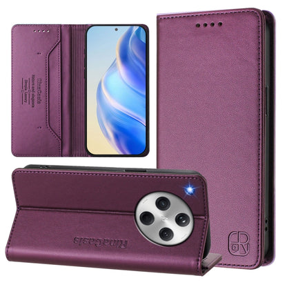 RC01 Dual-Folded Magnetic Suction RFID Leather Phone Case, For OPPO Reno14 Pro 5G Global, For OPPO Reno14 5G Global, For OPPO A5 Pro 5G Global, For OPPO A5 Pro China, For OPPO Find X8, For OPPO A3x 5G / 4G / A3 5G / 4G, For OPPO A80 5G EU / K12x 5G    ...