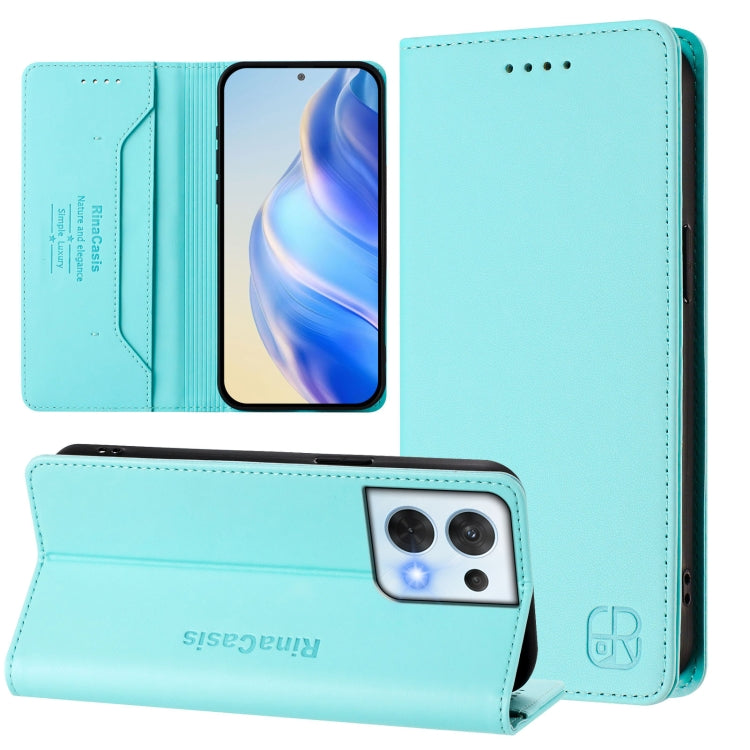 RC01 Dual-Folded Magnetic Suction RFID Leather Phone Case, For OPPO Reno8 Pro 5G Global, For OPPO Reno8 5G, For OPPO A36 4G / A76 4G / A96 4G / K10 4G, For OPPO Find X5 Pro, For OPPO Find X5, For OPPO Reno7 5G Global / Find X5 Lite                     ...