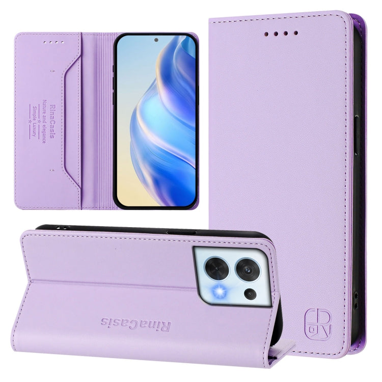 RC01 Dual-Folded Magnetic Suction RFID Leather Phone Case, For OPPO Reno8 Pro 5G Global, For OPPO Reno8 5G, For OPPO A36 4G / A76 4G / A96 4G / K10 4G, For OPPO Find X5 Pro, For OPPO Find X5, For OPPO Reno7 5G Global / Find X5 Lite                     ...