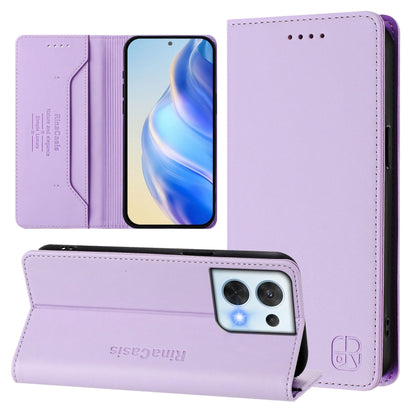 RC01 Dual-Folded Magnetic Suction RFID Leather Phone Case, For OPPO Reno8 Pro 5G Global, For OPPO Reno8 5G, For OPPO A36 4G / A76 4G / A96 4G / K10 4G, For OPPO Find X5 Pro, For OPPO Find X5, For OPPO Reno7 5G Global / Find X5 Lite                     ...
