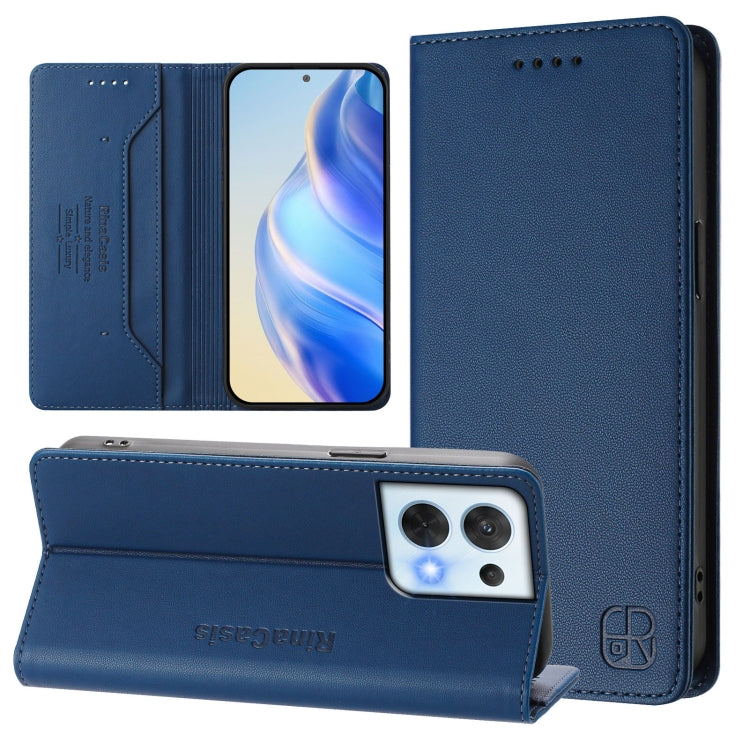 RC01 Dual-Folded Magnetic Suction RFID Leather Phone Case, For OPPO Reno8 Pro 5G Global, For OPPO Reno8 5G, For OPPO A36 4G / A76 4G / A96 4G / K10 4G, For OPPO Find X5 Pro, For OPPO Find X5, For OPPO Reno7 5G Global / Find X5 Lite                     ...