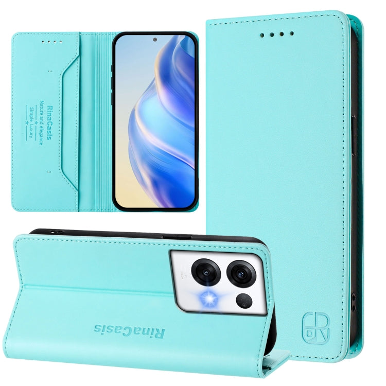 RC01 Dual-Folded Magnetic Suction RFID Leather Phone Case, For OPPO Reno8 Pro 5G Global, For OPPO Reno8 5G, For OPPO A36 4G / A76 4G / A96 4G / K10 4G, For OPPO Find X5 Pro, For OPPO Find X5, For OPPO Reno7 5G Global / Find X5 Lite                     ...
