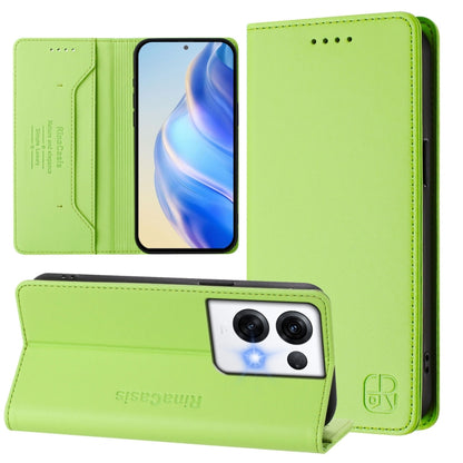RC01 Dual-Folded Magnetic Suction RFID Leather Phone Case, For OPPO Reno8 Pro 5G Global, For OPPO Reno8 5G, For OPPO A36 4G / A76 4G / A96 4G / K10 4G, For OPPO Find X5 Pro, For OPPO Find X5, For OPPO Reno7 5G Global / Find X5 Lite                     ...