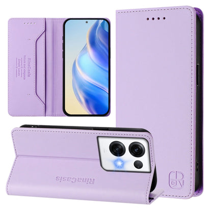 RC01 Dual-Folded Magnetic Suction RFID Leather Phone Case, For OPPO Reno8 Pro 5G Global, For OPPO Reno8 5G, For OPPO A36 4G / A76 4G / A96 4G / K10 4G, For OPPO Find X5 Pro, For OPPO Find X5, For OPPO Reno7 5G Global / Find X5 Lite                     ...