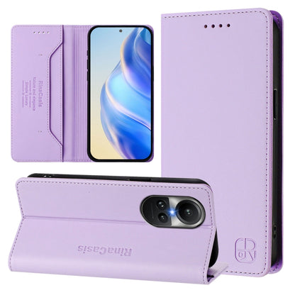 RC01 Dual-Folded Magnetic Suction RFID Leather Phone Case, For OPPO A2 Pro 5G / F27 Pro 5G, For OPPO A60 4G Global, For OPPO A3 Pro 5G Global, For OPPO Reno11 F 5G Global, For OPPO Find X7, For OPPO Reno11 5G Global, For OPPO Reno11 Pro 5G Global      ...