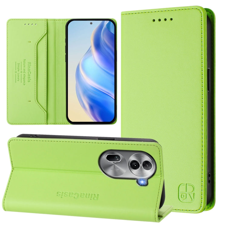 RC01 Dual-Folded Magnetic Suction RFID Leather Phone Case, For OPPO A2 Pro 5G / F27 Pro 5G, For OPPO A60 4G Global, For OPPO A3 Pro 5G Global, For OPPO Reno11 F 5G Global, For OPPO Find X7, For OPPO Reno11 5G Global, For OPPO Reno11 Pro 5G Global      ...