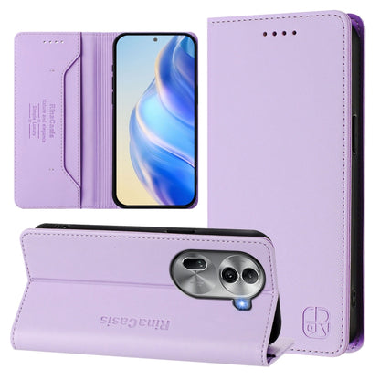 RC01 Dual-Folded Magnetic Suction RFID Leather Phone Case, For OPPO A2 Pro 5G / F27 Pro 5G, For OPPO A60 4G Global, For OPPO A3 Pro 5G Global, For OPPO Reno11 F 5G Global, For OPPO Find X7, For OPPO Reno11 5G Global, For OPPO Reno11 Pro 5G Global      ...