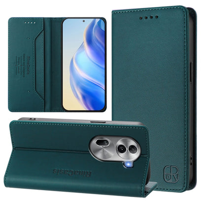 RC01 Dual-Folded Magnetic Suction RFID Leather Phone Case, For OPPO A2 Pro 5G / F27 Pro 5G, For OPPO A60 4G Global, For OPPO A3 Pro 5G Global, For OPPO Reno11 F 5G Global, For OPPO Find X7, For OPPO Reno11 5G Global, For OPPO Reno11 Pro 5G Global      ...