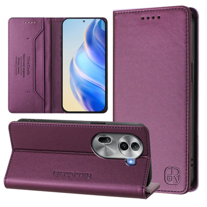 RC01 Dual-Folded Magnetic Suction RFID Leather Phone Case, For OPPO A2 Pro 5G / F27 Pro 5G, For OPPO A60 4G Global, For OPPO A3 Pro 5G Global, For OPPO Reno11 F 5G Global, For OPPO Find X7, For OPPO Reno11 5G Global, For OPPO Reno11 Pro 5G Global      ...