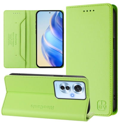 RC01 Dual-Folded Magnetic Suction RFID Leather Phone Case, For OPPO A2 Pro 5G / F27 Pro 5G, For OPPO A60 4G Global, For OPPO A3 Pro 5G Global, For OPPO Reno11 F 5G Global, For OPPO Find X7, For OPPO Reno11 5G Global, For OPPO Reno11 Pro 5G Global      ...