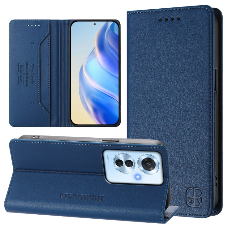 RC01 Dual-Folded Magnetic Suction RFID Leather Phone Case, For OPPO A2 Pro 5G / F27 Pro 5G, For OPPO A60 4G Global, For OPPO A3 Pro 5G Global, For OPPO Reno11 F 5G Global, For OPPO Find X7, For OPPO Reno11 5G Global, For OPPO Reno11 Pro 5G Global      ...