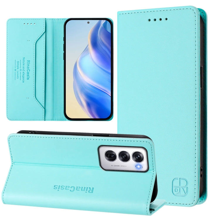 RC01 Dual-Folded Magnetic Suction RFID Leather Phone Case, For OPPO Reno14 Pro 5G Global, For OPPO Reno14 5G Global, For OPPO A5 Pro 5G Global, For OPPO A5 Pro China, For OPPO Find X8, For OPPO A3x 5G / 4G / A3 5G / 4G, For OPPO A80 5G EU / K12x 5G    ...