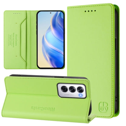 RC01 Dual-Folded Magnetic Suction RFID Leather Phone Case, For OPPO Reno14 Pro 5G Global, For OPPO Reno14 5G Global, For OPPO A5 Pro 5G Global, For OPPO A5 Pro China, For OPPO Find X8, For OPPO A3x 5G / 4G / A3 5G / 4G, For OPPO A80 5G EU / K12x 5G    ...