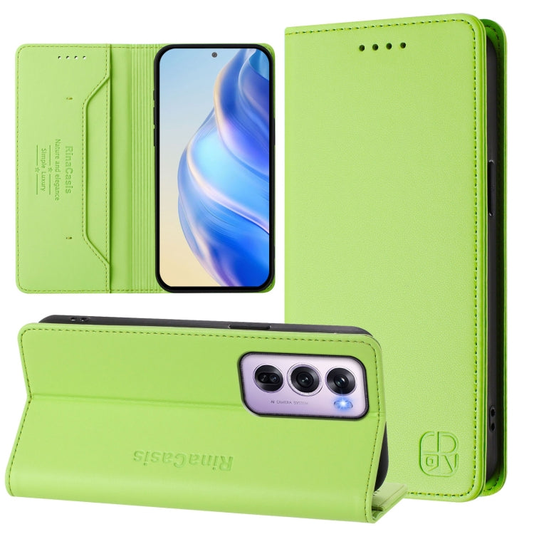 RC01 Dual-Folded Magnetic Suction RFID Leather Phone Case, For OPPO Reno14 Pro 5G Global, For OPPO Reno14 5G Global, For OPPO A5 Pro 5G Global, For OPPO A5 Pro China, For OPPO Find X8, For OPPO A3x 5G / 4G / A3 5G / 4G, For OPPO A80 5G EU / K12x 5G    ...