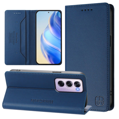 RC01 Dual-Folded Magnetic Suction RFID Leather Phone Case, For OPPO Reno14 Pro 5G Global, For OPPO Reno14 5G Global, For OPPO A5 Pro 5G Global, For OPPO A5 Pro China, For OPPO Find X8, For OPPO A3x 5G / 4G / A3 5G / 4G, For OPPO A80 5G EU / K12x 5G    ...