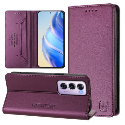 RC01 Dual-Folded Magnetic Suction RFID Leather Phone Case, For OPPO Reno14 Pro 5G Global, For OPPO Reno14 5G Global, For OPPO A5 Pro 5G Global, For OPPO A5 Pro China, For OPPO Find X8, For OPPO A3x 5G / 4G / A3 5G / 4G, For OPPO A80 5G EU / K12x 5G    ...