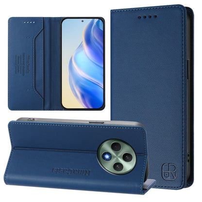 RC01 Dual-Folded Magnetic Suction RFID Leather Phone Case, For OPPO Reno14 Pro 5G Global, For OPPO Reno14 5G Global, For OPPO A5 Pro 5G Global, For OPPO A5 Pro China, For OPPO Find X8, For OPPO A3x 5G / 4G / A3 5G / 4G, For OPPO A80 5G EU / K12x 5G    ...