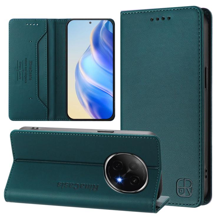 RC01 Dual-Folded Magnetic Suction RFID Leather Phone Case, For OPPO Reno14 Pro 5G Global, For OPPO Reno14 5G Global, For OPPO A5 Pro 5G Global, For OPPO A5 Pro China, For OPPO Find X8, For OPPO A3x 5G / 4G / A3 5G / 4G, For OPPO A80 5G EU / K12x 5G    ...