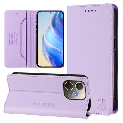 RC01 Dual-Folded Magnetic Suction RFID Leather Phone Case, For OPPO Reno14 Pro 5G Global, For OPPO Reno14 5G Global, For OPPO A5 Pro 5G Global, For OPPO A5 Pro China, For OPPO Find X8, For OPPO A3x 5G / 4G / A3 5G / 4G, For OPPO A80 5G EU / K12x 5G    ...